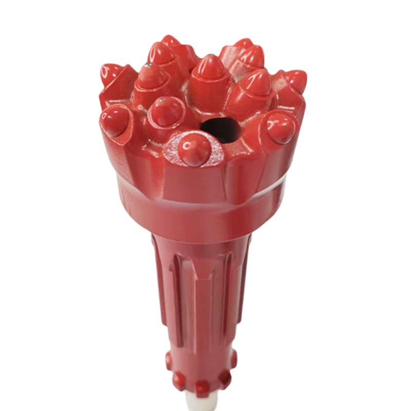90mm DHD3.5-90 Concave Face DTH Drill Bit Reinforced with Embedded PDC Cutters