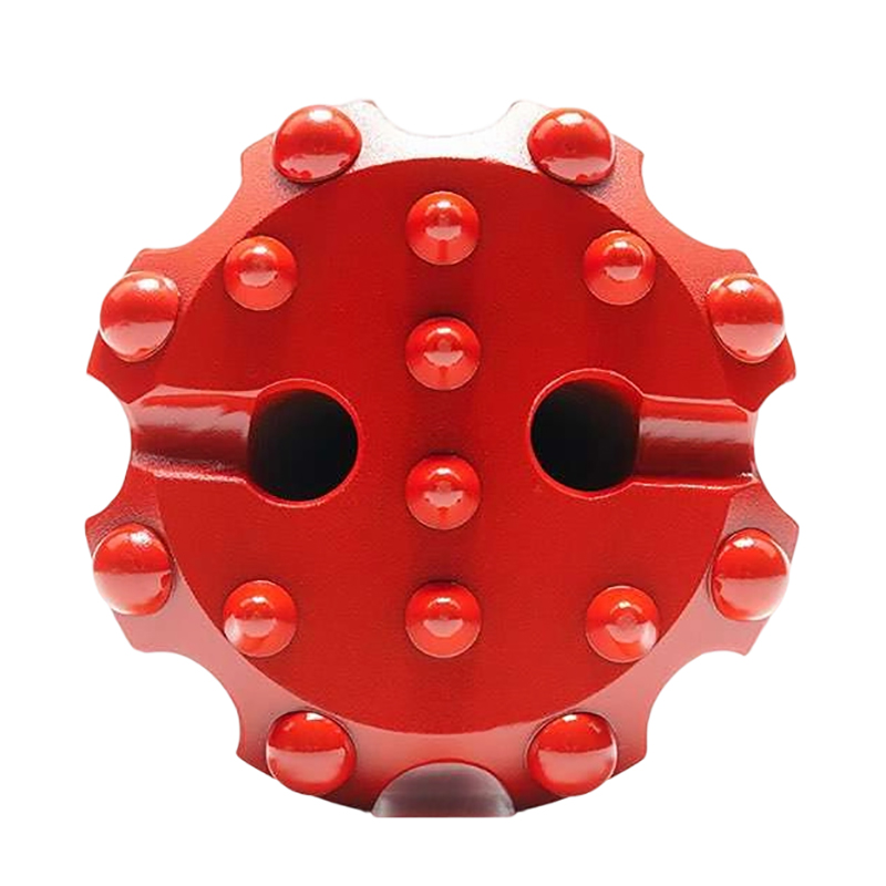 152mm DHD350R-152 Flat Face DTH Drill Bit Reinforced with Embedded PDC Cutters for Water Well Drilling