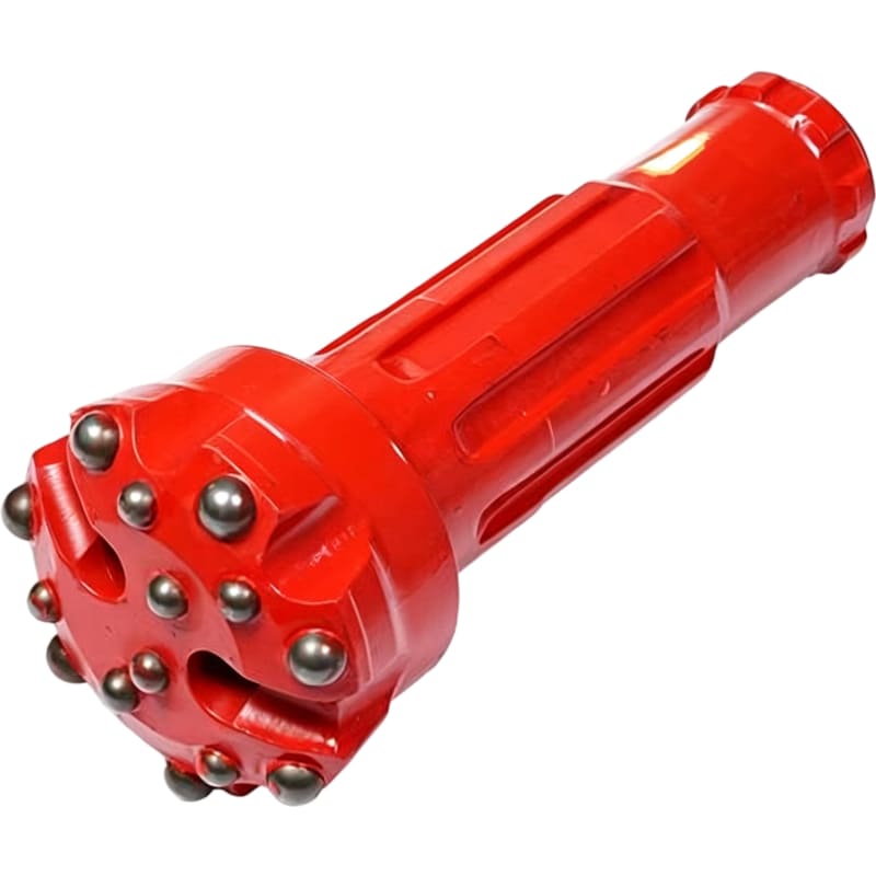 138mm DHD3.5-138 Concave DTH Drill Bit Reinforced with Embedded PDC Cutters for Quarrying & Mining