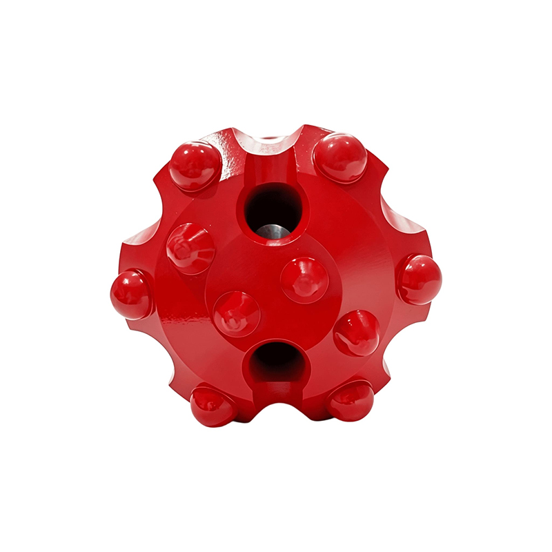 90mm COP32-90 Concave DTH Drill Bit Reinforced with Embedded PDC Cutters for Diamond Wire Saw Hole Drilling
