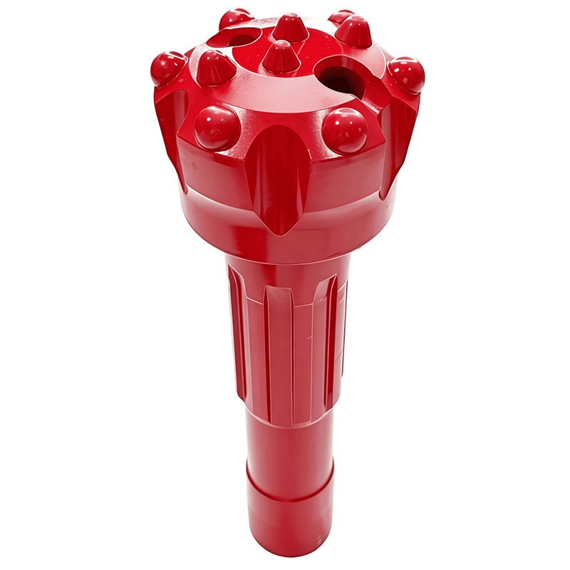 90mm COP32-90 Concave DTH Drill Bit Reinforced with Embedded PDC Cutters for Diamond Wire Saw Hole Drilling
