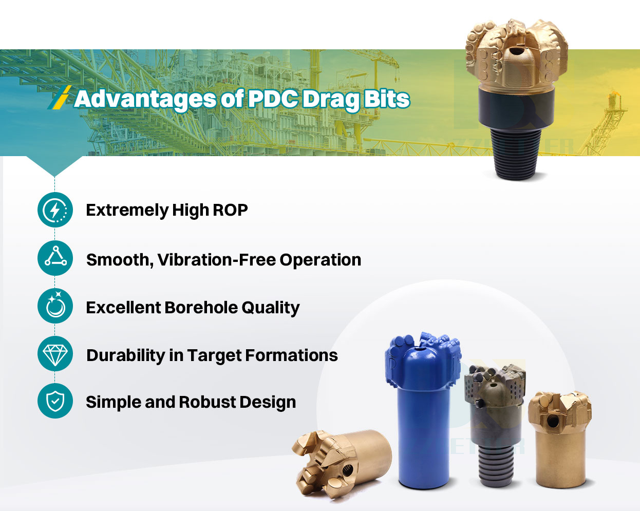 PDC Drag bit