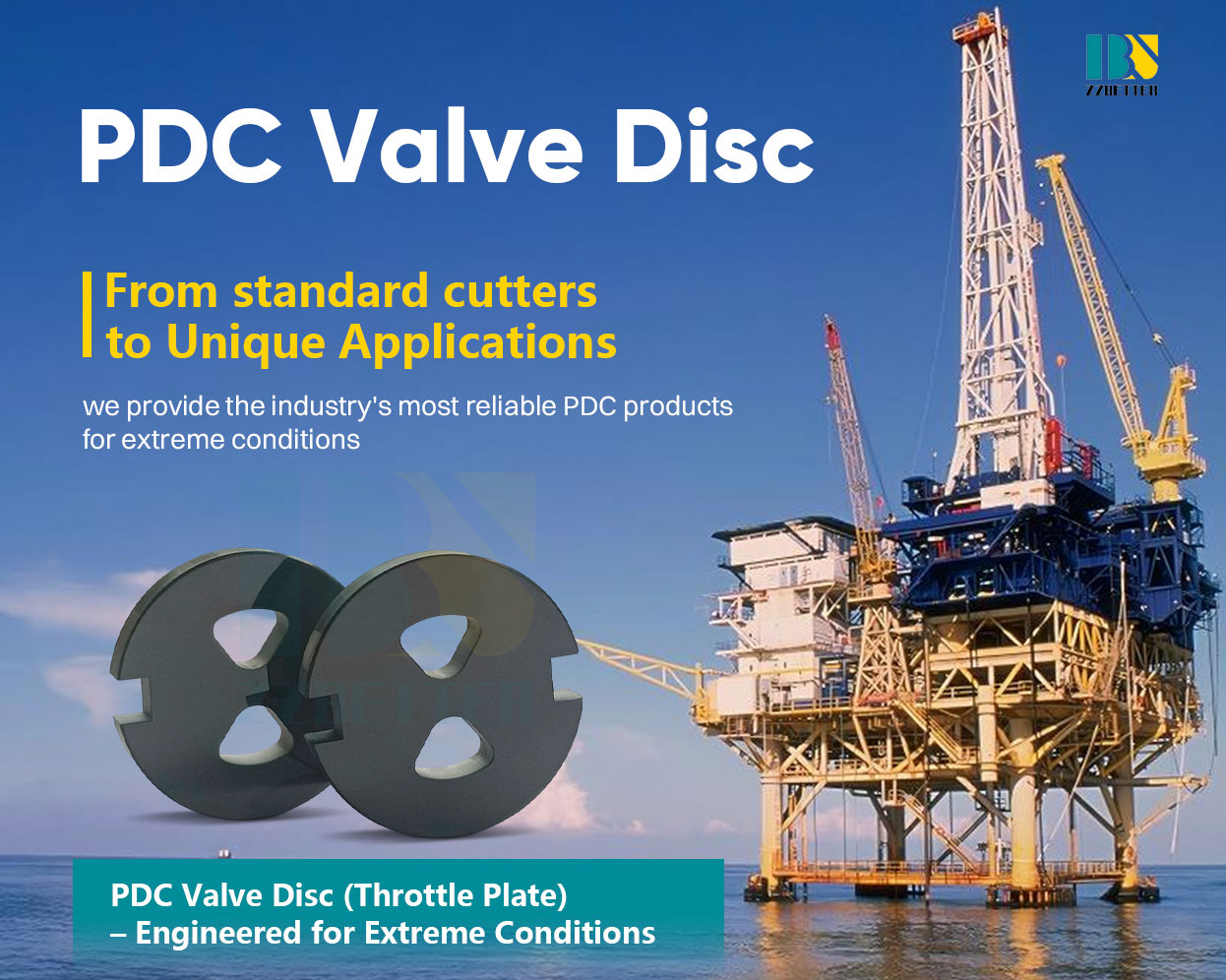 PDC valve disc PDC valve disc