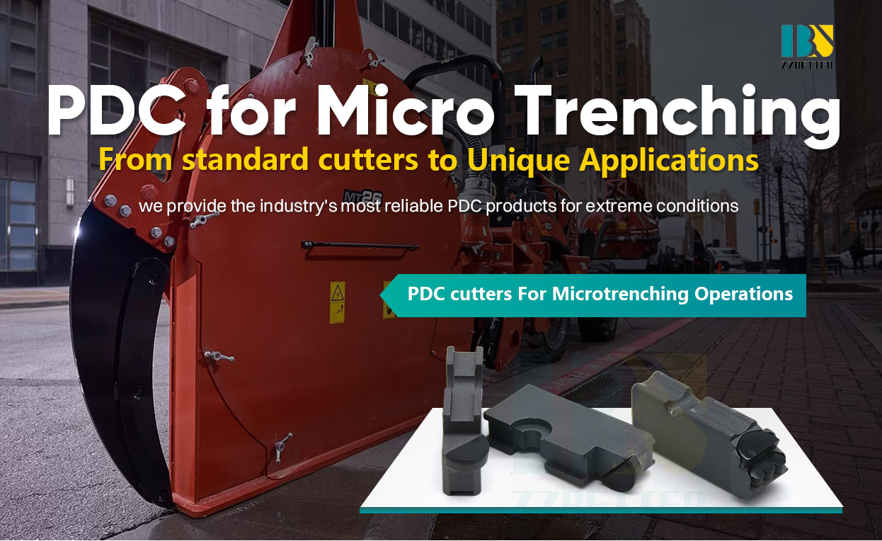 PDC for microtrenching Type 1
