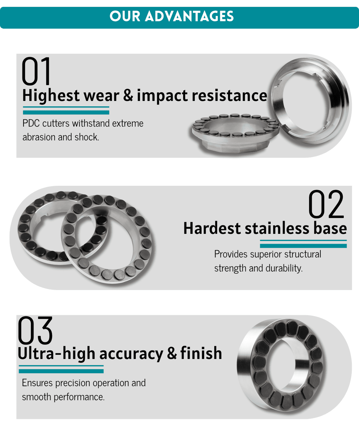 PDC Thrust Bearings