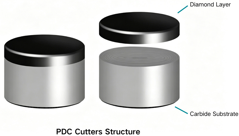 0808 PDC Flat Cutter for Mining - FC0808 0808 PDC Flat Cutter for Mining - FC0808