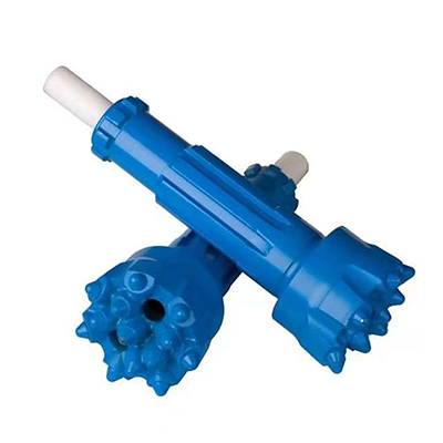 95mm DHD3.5-95 flat face DTH drill bit reinforced with embedded premium PDC cutters
