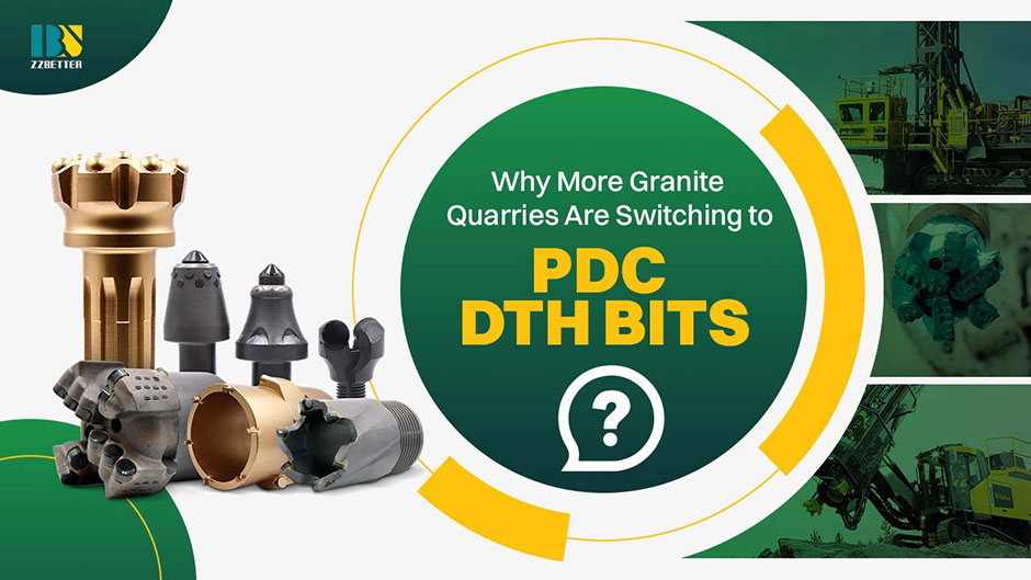 Why More Granite Quarries Are Switching to PDC DTH Bits?