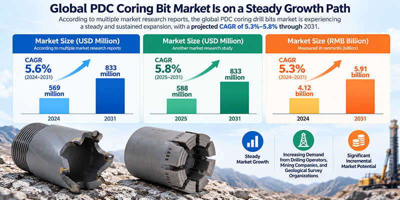 PDC Coring Bit Market: Growth Trends and Buyer Concerns PDC Coring Bit Market: Growth Trends and Buyer Concerns